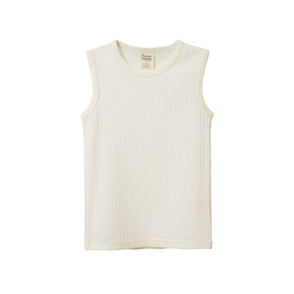 Nature Baby Merino Pointelle Singlet