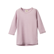 Nature Baby Merino Pointelle Cloud Tee-tops-Bambini