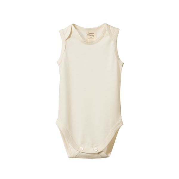 Nature Baby Merino Singlet Bodysuit