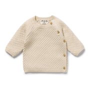 Wilson & Frenchy Organic Knitted Bubble Kimono Cardigan-tops-Bambini