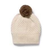 Wilson & Frenchy Organic Knitted Bubble Hat-hats-and-sunglasses-Bambini