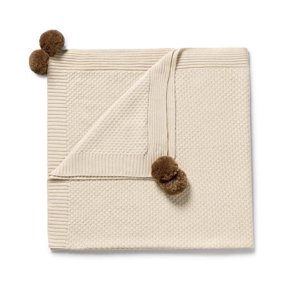 Wilson & Frenchy Organic Knitted Bubble Blanket