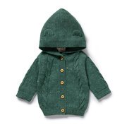 Wilson & Frenchy Organic Knitted Cable Jacket-tops-Bambini