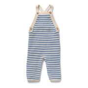 Wilson & Frenchy Organic Knitted Stripe Overall-bodysuits-and-rompers-Bambini
