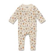 Wilson & Frenchy Organic Zipsuit with Feet-bodysuits-and-rompers-Bambini