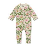 Wilson & Frenchy Organic Zipsuit with Feet-bodysuits-and-rompers-Bambini