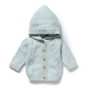 Wilson & Frenchy Organic Knitted Cable Jacket-tops-Bambini