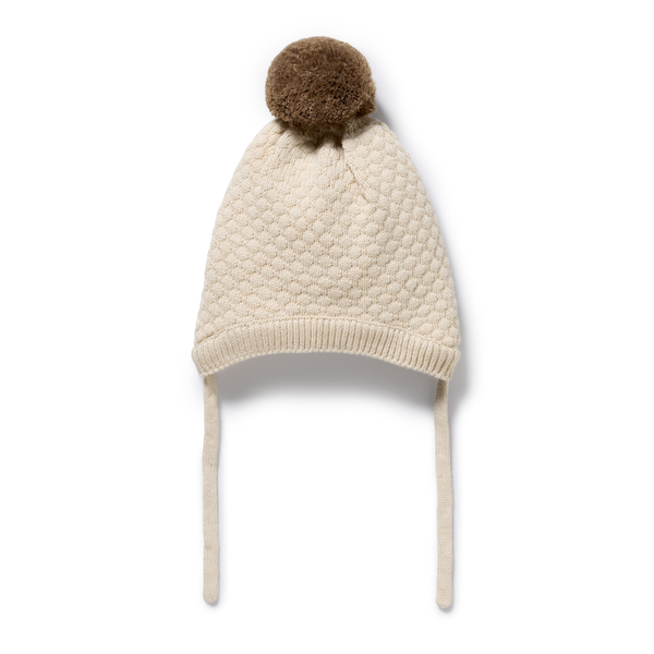 Wilson & Frenchy Organic Knitted Bubble Bonnet