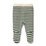 Wilson & Frenchy Organic Knitted Stripe Legging with Feet