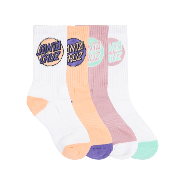 Santa Cruz Other Dot Crew Sock 4 Pack