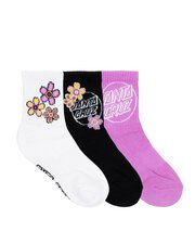 Santa Cruz Blooming Stack Mix Mid Sock 3 Pack-underwear-and-socks-Bambini