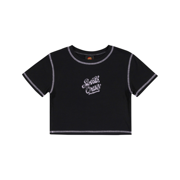 Santa Cruz Ribbon Script Front Tee