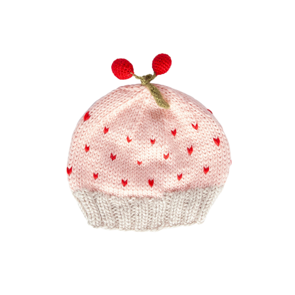 Acorn Cherry Beanie