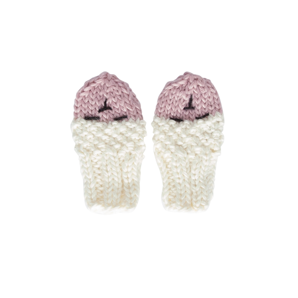 Acorn Bear Infant Mittens