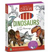 How To Draw Dinosaurs Activity Kit-arts-and-crafts-Bambini