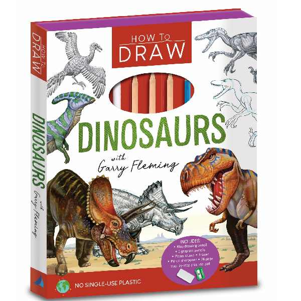 How To Draw Dinosaurs Activity Kit