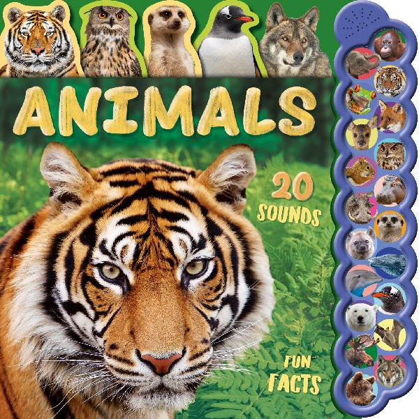 Animals 20 Tabbed Sound Book