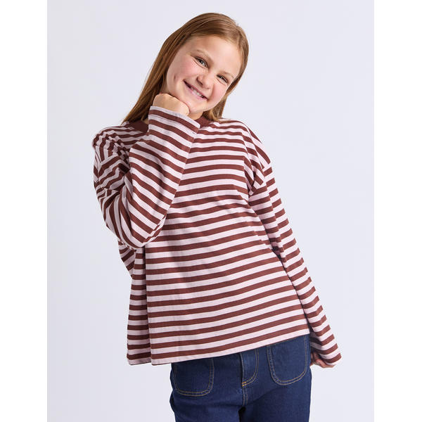 Eve Girl Brooklyn Stripe LS Tee