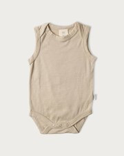 Babu Merino Prem Singlet Bodysuit-bodysuits-and-rompers-Bambini