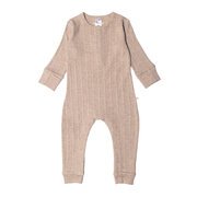 Woolbabe LS Henley Suit-bodysuits-and-rompers-Bambini