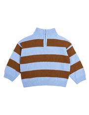 Animal Crackers Orbit 1/4 Zip Knit-tops-Bambini