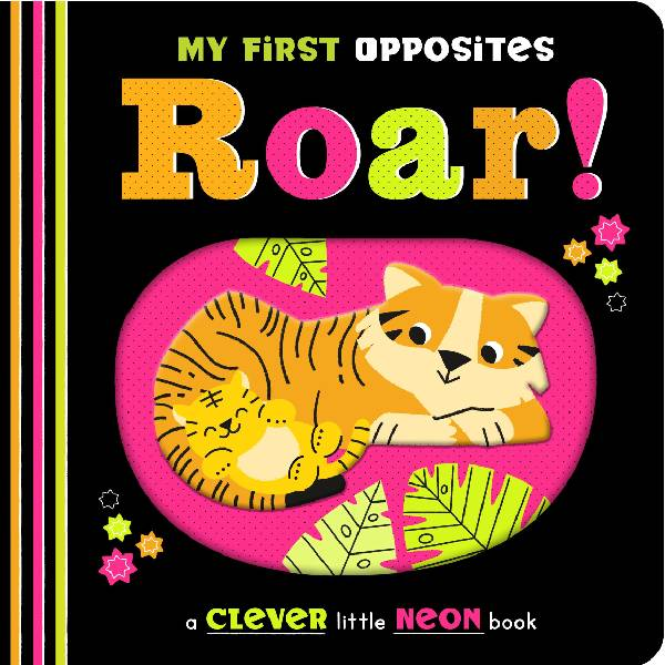 Roar My First Opposites Neon Board Book