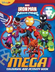 Iron Man & Friends Mega Colouring Book-girl-Bambini