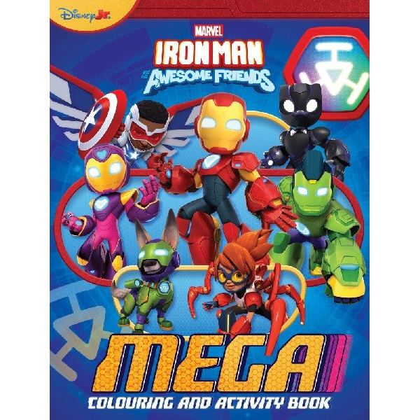 Iron Man & Friends Mega Colouring Book