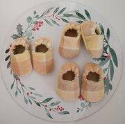 Vintage Me Wool Baby Slippers-footwear-Bambini