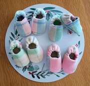 Vintage Me Wool Baby Slippers-footwear-Bambini