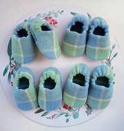 Vintage Me Wool Baby Slippers-footwear-Bambini