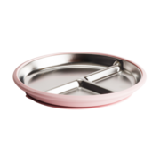 Nestling Stainless Divided Suction Plate 20cm-gift-ideas-Bambini