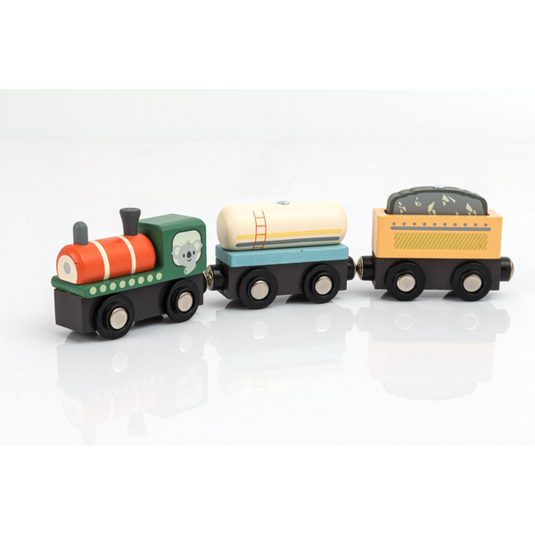 ToysLink Wooden Magnetic Train Set