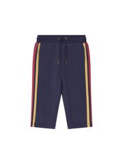 Huxbaby Racer Stripe Blue Trackpant-pants-and-shorts-Bambini