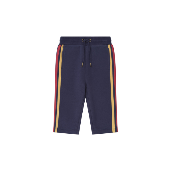 Huxbaby Racer Stripe Blue Trackpant