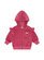 Huxbaby Very Cherry Velour Zip Up Hoodie