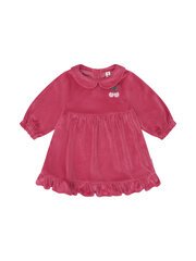 Huxbaby Very Cherry Velour Collar Dress-dresses-and-skirts-Bambini