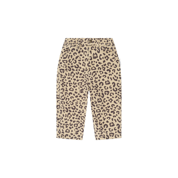 Huxbaby Leopard Print Denim Jeans