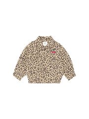 Huxbaby Very Cherry Leopard Print Denim Jacket-jackets-and-cardigans-Bambini