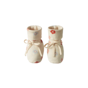 Nature Baby Organic Cotton Rib Booties-footwear-Bambini