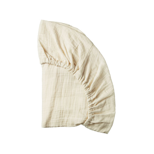 Nature Baby Fitted Sheet Muslin 2 Pack