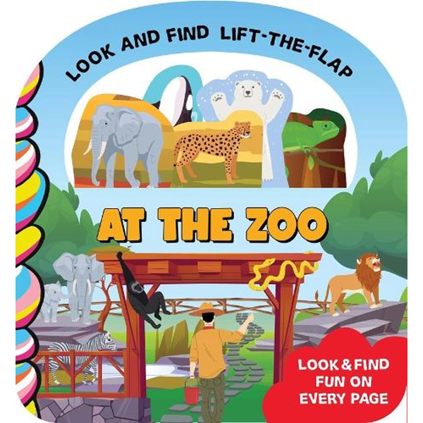 At The Zoo Look and Find Lift-The-Flap Book