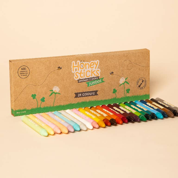 Honeysticks Jumbo Crayons 24 Pack
