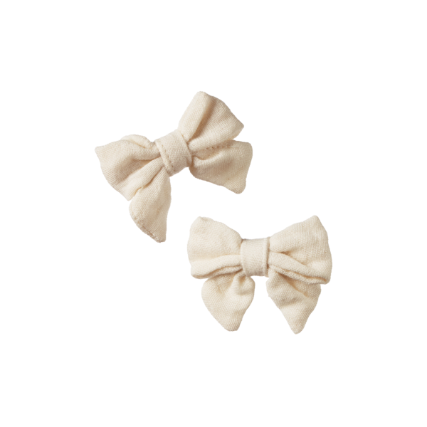 Nature Baby Bow Hair Clips 2 pack