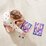Hape Double Sided Space Friends Colour Puzzle 48pc