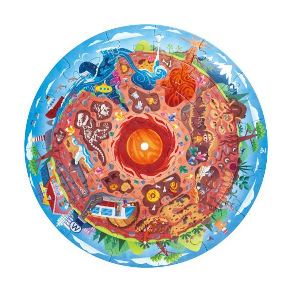 Hape Underground World 36pc Puzzle & Poster