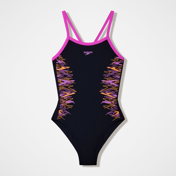 Speedo Girls Thinstrap Muscleback Swimsuit 1PC