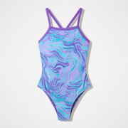 Speedo Girls Printed Thinstrap Swimsuit 1PC-swimwear-Bambini
