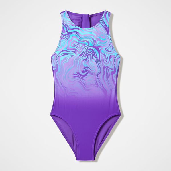 Speedo Girls Printed Hydrasuit