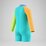 Speedo Toddler Boys Colourblock LS Zip Swimsuit 1PC